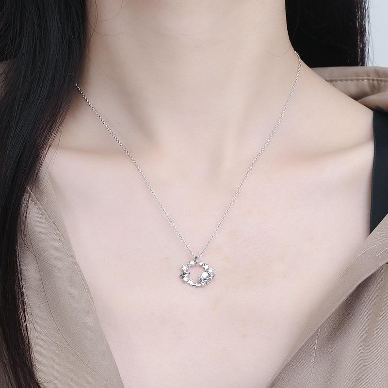 925 Sterling Silver Colorful Star Pendant Necklaces For Women Luxury Original Fantasy Choker Necklace Fashion Jewelry
