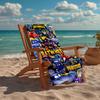 Custom Name Ultra-Soft Beach Towel with Batwheels Theme,Ideal for Pool - Camping, Diving - Perfect Travel Essential, Vibrant Beach Towel.