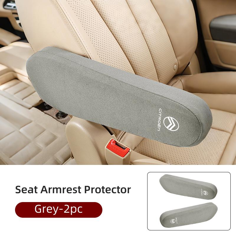 Car Seat Armrest Cover Soft Comfortable Elastic Cloth For Citroen C4 C3 C5 C1 C2 VTS Berlingo Celysee Xsara Picasso Aircross