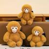 Simulation Cute Monkey Plush Toy Golden Monkey Doll Golden Monkey Doll Children's Birthday Gift Rag Doll