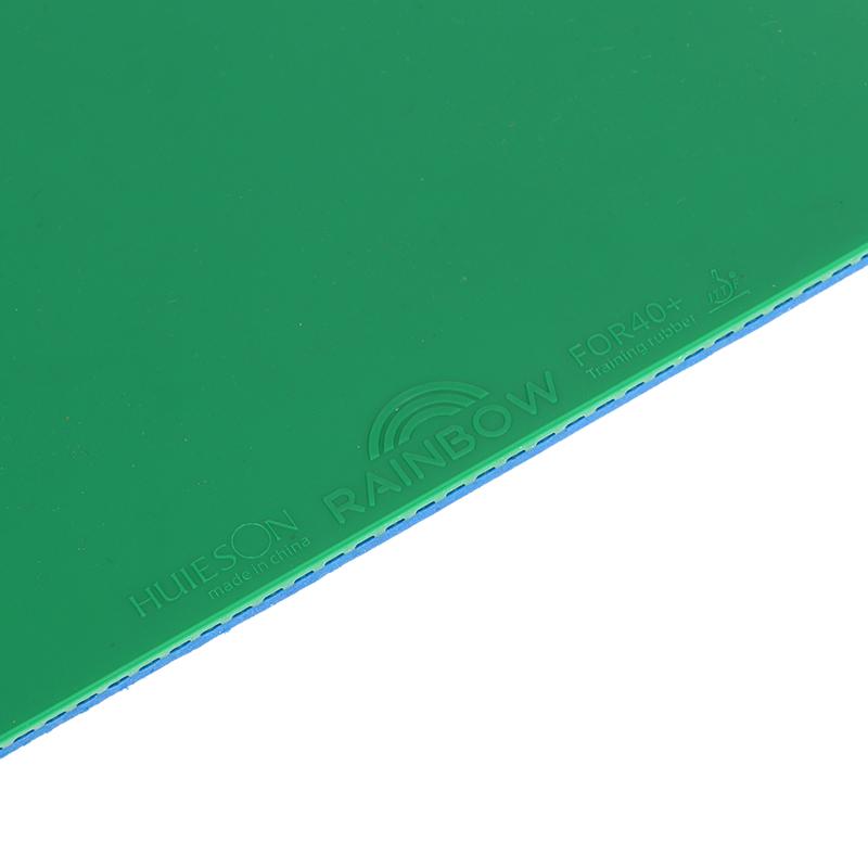 1Pc Colorful Rainbow Table Tennis Rubber Sheet Ping Pong Rubber With 2.0mm High Density Sponge For Training