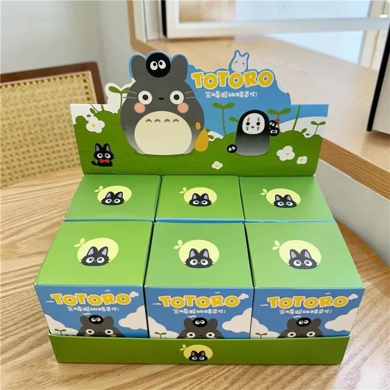 Hayao Miyazaki's Elves Mysterious Blind Box Trendy Toy Desktop Ornaments Faceless Man Surprise Box Glowing Holiday Gift