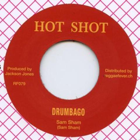 7inch Record SAM SHAM / HIPPY BOYS - Drumbago / Keyboard Reggay RF079 Hot Shot/Reggae 1969 Europe Reggae, Ska & Dub