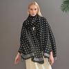 180X90Cm Polka Dot Printed Scarf Women Autumn Winter Cotton Linen Scarf Fashionable And Versatile Sun Protection And Warm Shawl