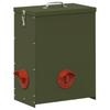Chicken Feeder Olive Green 32.5 X 20.5 X 43 Cm