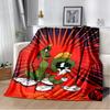 Marvin The Martian Animal Funny Throws Blanket Hiking Picnic Super Soft Quilt Bed Thermal Kawaii Flannel Blanket birthday gift