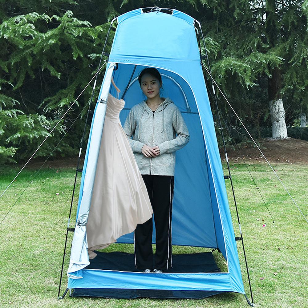Privacy Shelter Tent Portable Outdoor Shower Toilet Changing Room Tent with Removable Bottom for Camping Beach