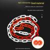 Plastic Road Cone Warning Chain - Red/White & Black/Yellow Options - Traffic Safety