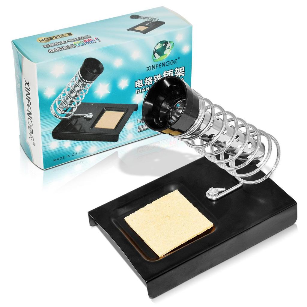 936 Electric Soldering Iron Stand with Chrome Bracket for Handle Placement and Fixing.