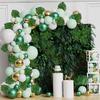 Artificial Monstera Leaves Tropical Monstera Leaves Simulation Bouquet Leaf Wedding Party Decoration Home Garden Fake Leaves