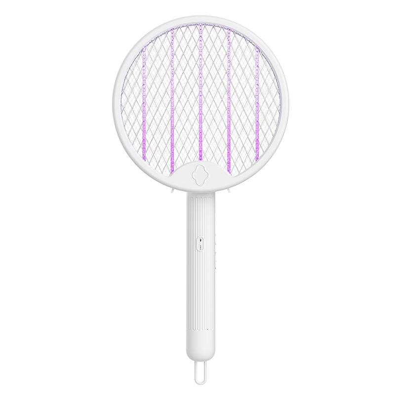 

Складная электрическая мухобойка с USB-зарядкой, настенная, ручная, лампа-репеллент от комаров, средство от насекомых для улицы белый