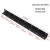 Stainless Steel L-Shaped 6-Hole 90° Angle Bracket for Shelves, Tables, and Chairs