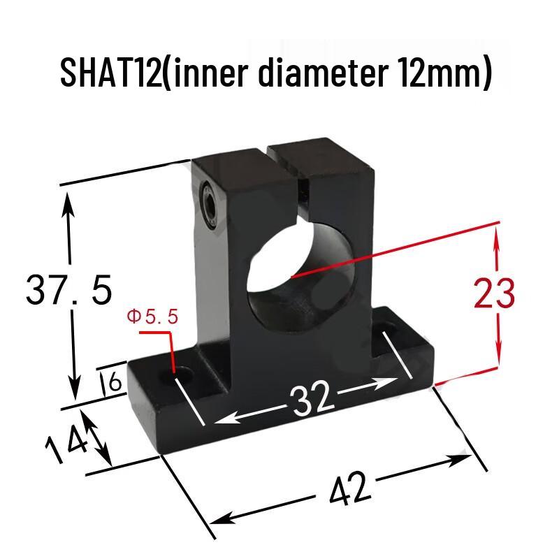 Крепление-поддержка линейного вала SHAT Steel от Xingweibo