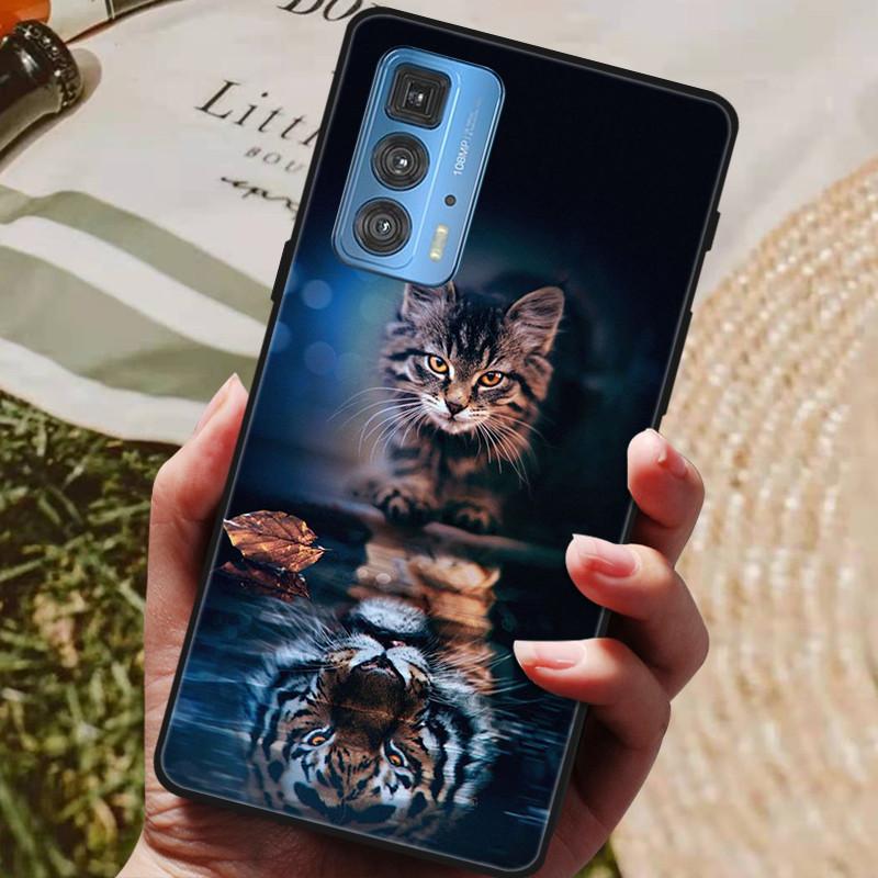 Für Motorola Moto Edge 20 Pro Hülle Weiche TPU Silikon Rückseite für Motorola Moto Edge S 20 Pro 5G Handyhüllen Mode Coque