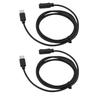 2Pcs Voice Recorder   Cable Fit for   Note AI Recorder Magnetic Charging Cable 1m Black