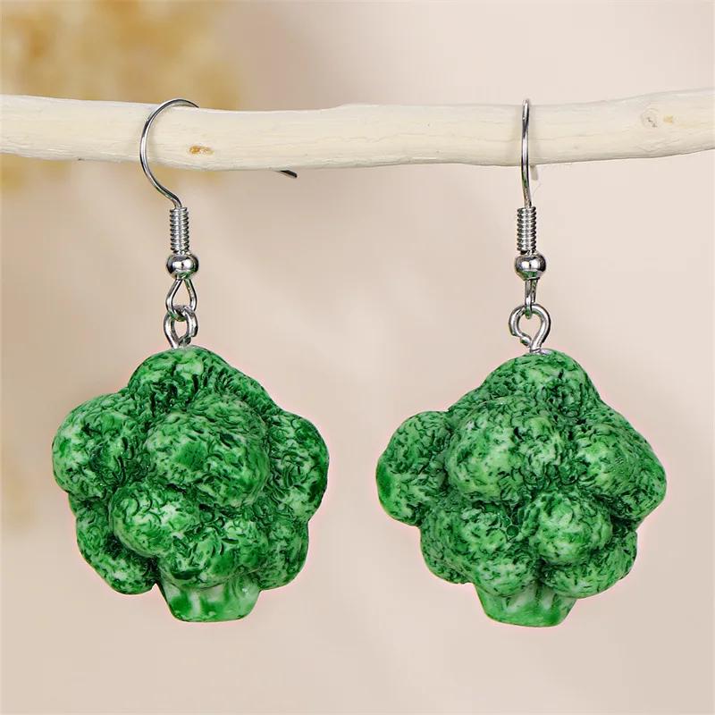 Funny Vegetables Acrylic Women's Drop Earrings Dangle Earring Party Jewelry