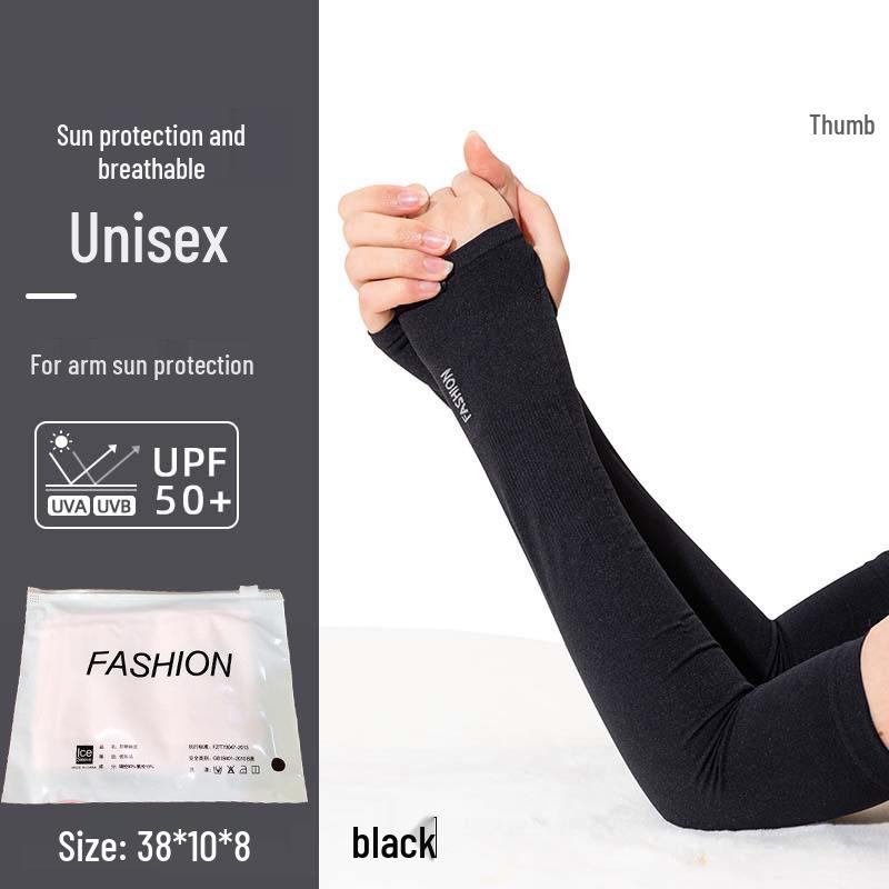 Women's Cycling Ice Silk Sleeves – Breathable UV Protection for Summer Outdoor Sports