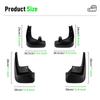 4PCS Car Mud Flaps Splash Guards Mudguards Car Mud Flaps Compatible with BMW 7 Series 2009 2010 2011 2012 2013 2014 2015