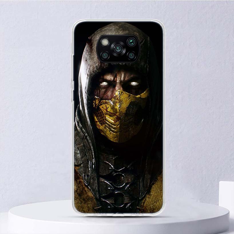 Mortal Kombat Soft Case For Xiaomi Poco X7 X6 X5 X4 X3 Nfc F6 F5 Pro Phone Cover F4 Gt F3 F2 F1 M5S M4 M3 M5 Funda Coque X3 NFC