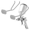 Heavy Duty Metal Sprayer Guns Bracket With Secure Cup Holder For Wall Or Workbench Mounting Sprayer Tool Rack