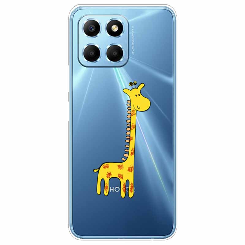 For Honor X6 Case HonorX6S Transparent Soft TPU Silicon Phone Cover For Huawei Honor X6S 2022 Case 6.5 Inche VNE-LX1 Clear Funda