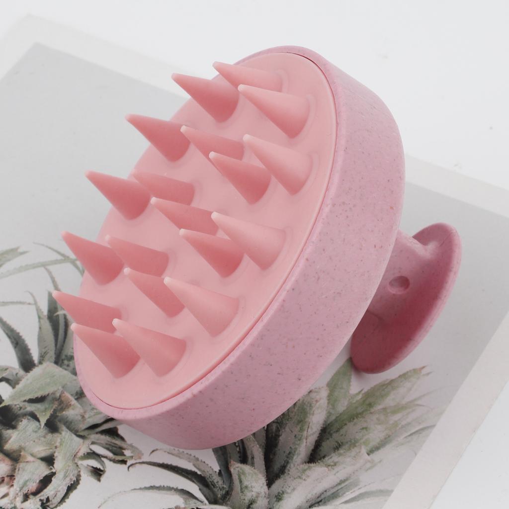 Silicone Shampoo Scalp Hair Massager Head Body Scalp Massage Brush Scalp Massage Brush Comb Magic Handle Brush Spa Massage Brush