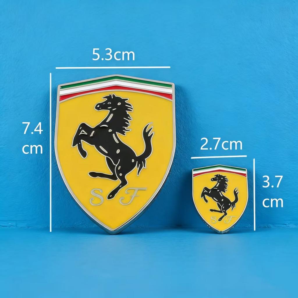 Creative 3D Metal Ferrari Car Sticker Limited Edition Emblem Badge Decal For Ferrari SF90 Stradale SF90Spider 296 GTB 296 GTS ZX3