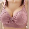 Hollow Bra Push Up Open Back Large Size Thin Anti Sagging Side Receiving Side Breasts Beauty Back Non Magnetic Ladies Bra
