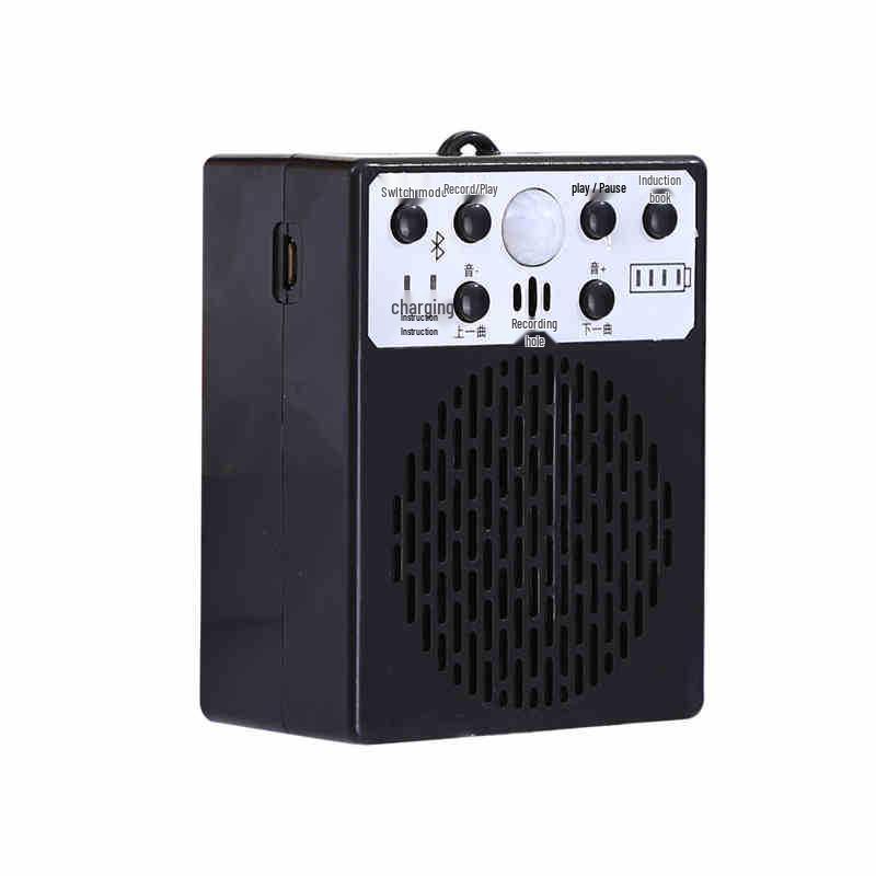Wireless Bluetooth Rechargeable Handheld Loud Speaker for Street Vendors - High Power Outdoor Recording and Amplification