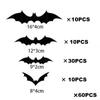 Halloween Decoration 3D Black PVC Bat Halloween Party DIY Decor Wall Sticker Bar Room Halloween Party Scary Decos Props