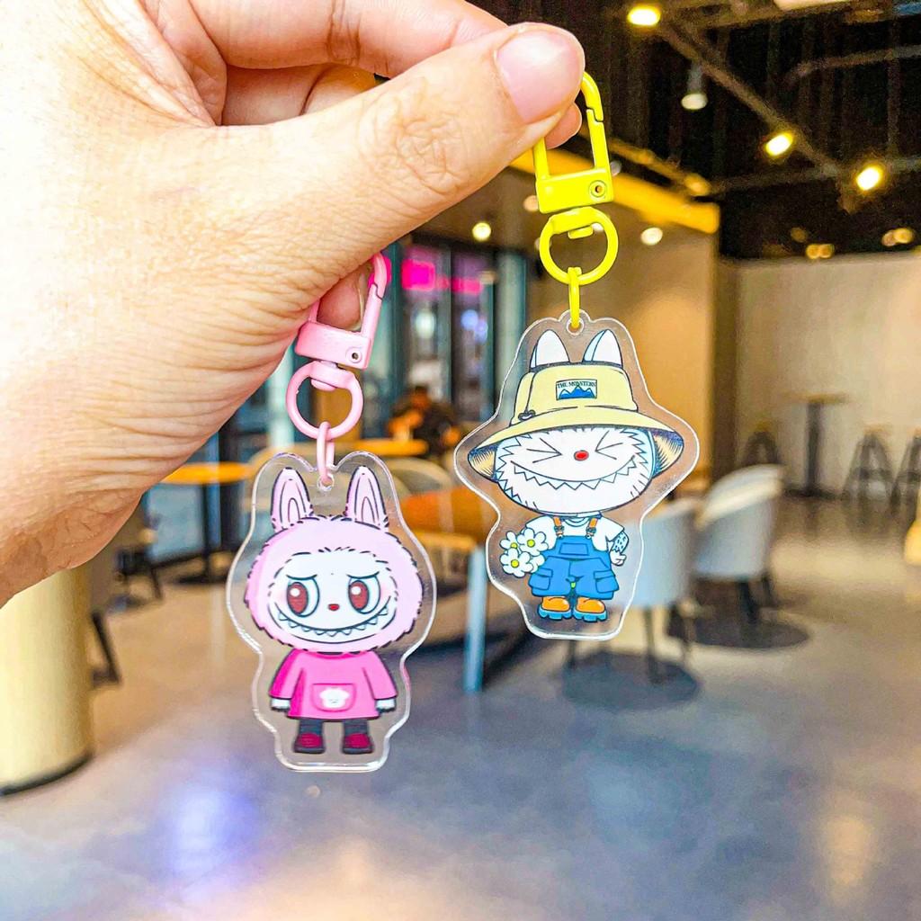 Adorable Labubu Acrylic Keychain Cute Cartoon Sheep Design Perfect Gift Accessory