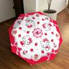 1pc Hello Kitty Strawberry Goodness Umbrella with Plastic Handle,Suitable for All Seasons Home Travel Outdoor UmbrellaSanlio599