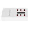 6 Port USB Smart Distribution Quick Charger 30W 5V6A Charging Adapter