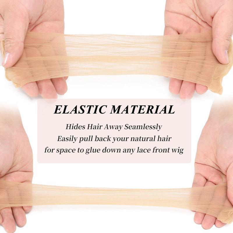10/30/50Pcs Invisible Ultra-thin Stretchy Stocking Caps HD Wig Cap For Women Lace Front Wigs Sheer Wig Cap Thin Nylon Cap