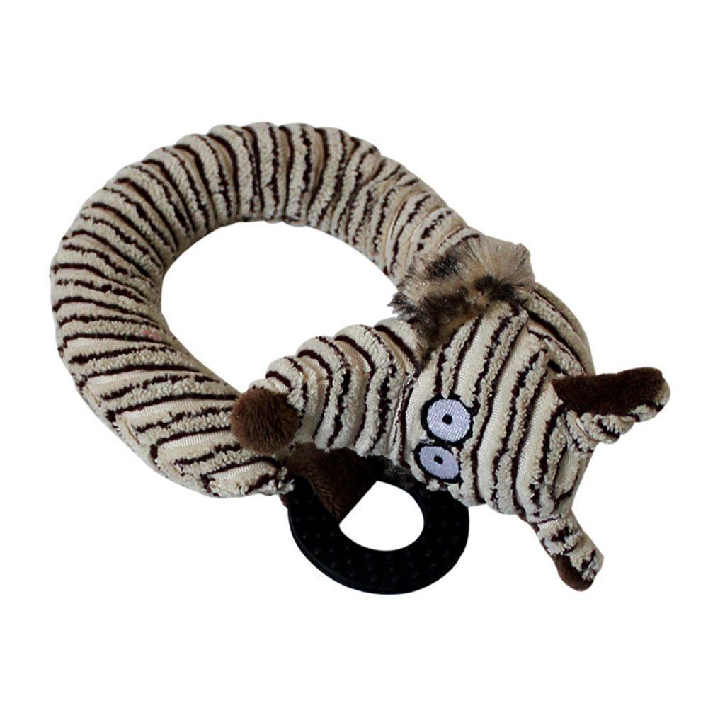 

For Puppy Puppy Interactive Sound Squeaker Dog Chew Toys Teeth Cleaning Bite Toy Pet Supplies