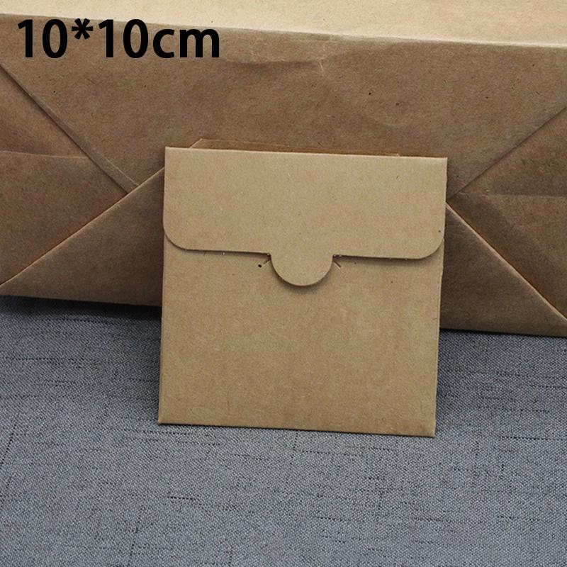 New New Thickened Square Kraft Paper Bags Card Packaging Bags Eco-Friendly Kraft Paper Envelopes