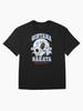 Gintama Dynamic Silver Hair Samurai Wave Circle Athletic Graphic Oversized Unisex T-Shirt