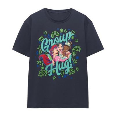 Damen Ariel Mulan Tiana Gruppenumarmung T-Shirt