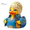 Ikona country hudby Pamětní dárek Parton Duck, Figurka Dolly Duck, Soška, Malý stolní dekorativní prvek s tématem kytary Socha pro