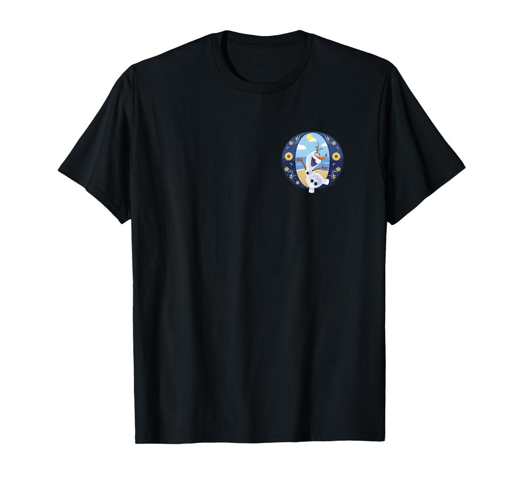 Disney Alphabet Monogram Frozen Olaf Letter O T-Shirt