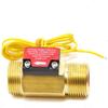 Copper Water Flow Switch Golden Flow Control Valve Copper Flow Switch  For Water Flow Sensing