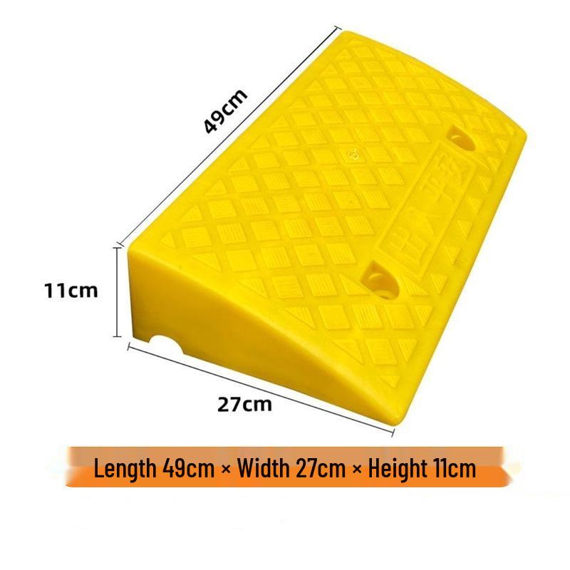 Non-Slip Plastic Curb Ramp for Cars and Stairs