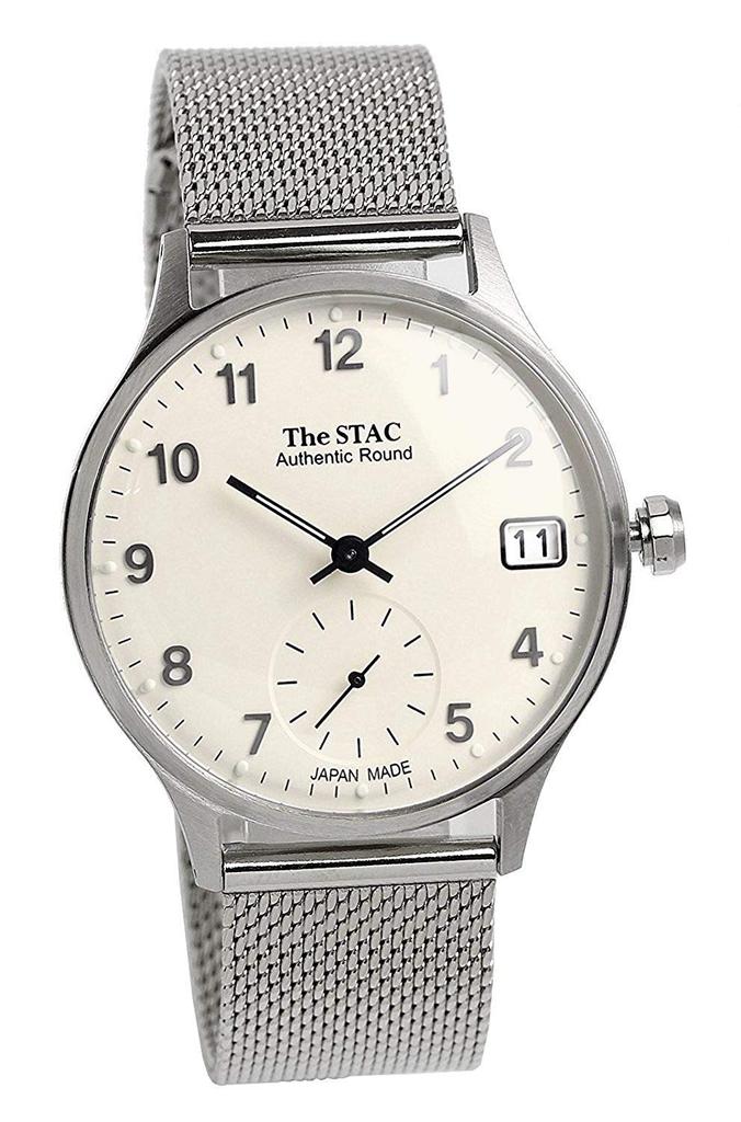 The STAC Made In Japan Watch Authentic Round 36mm Classic [The Stack] Men's Women's