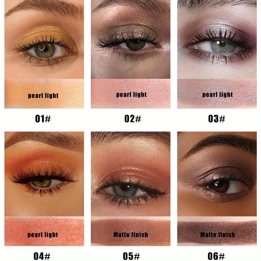 Spinning Pearl Eyeshadow Stick, Matte and Shimmer Eye Brightener Stick Zvýrazňující tyčinka na konturování stínů Voděodolný make-up očních stínů pro ženy