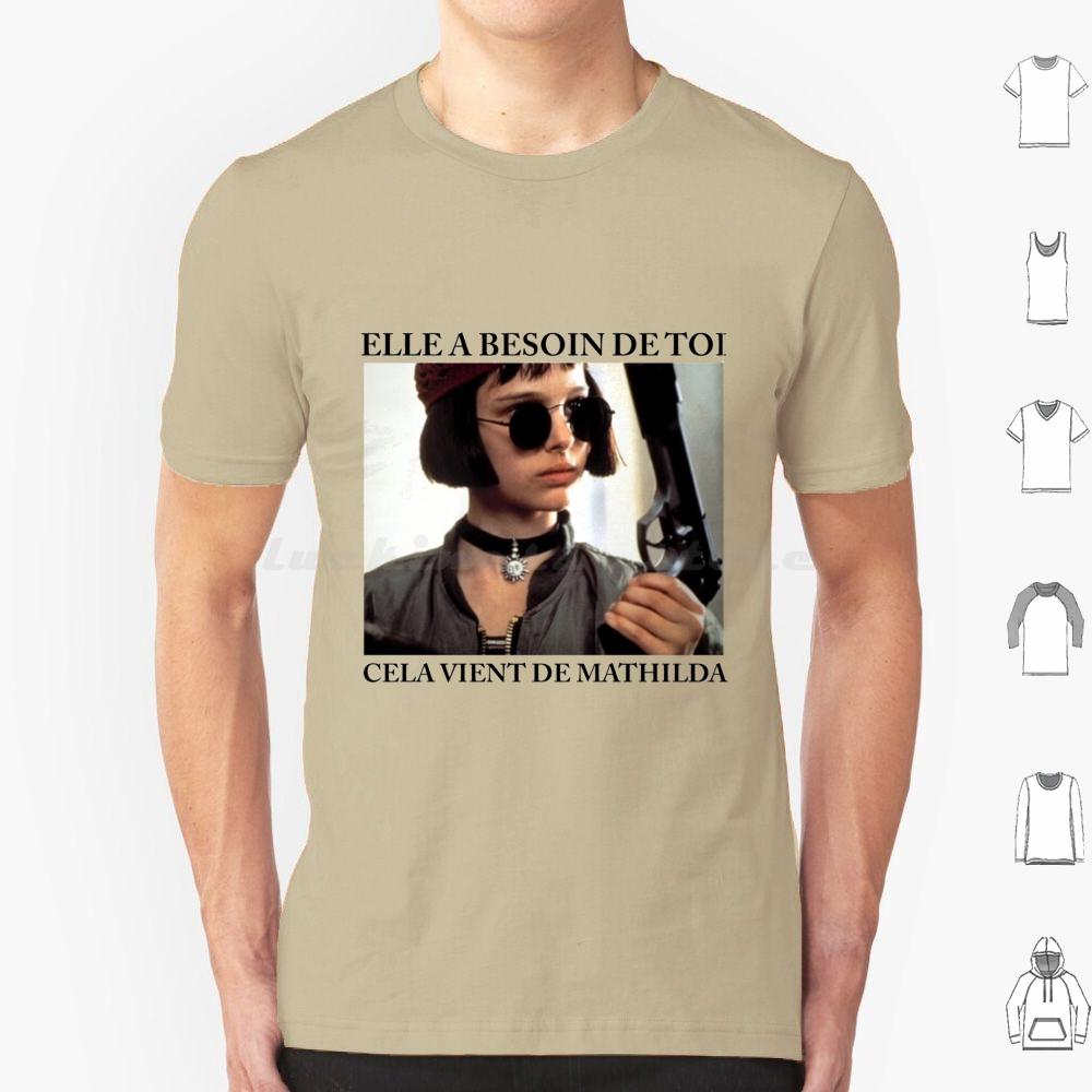 Mathilda T Shirt Cotton Men Women DIY Print Leon Leon The Professional Movie Mathilda Natalie Portman Film Jean Reno The S