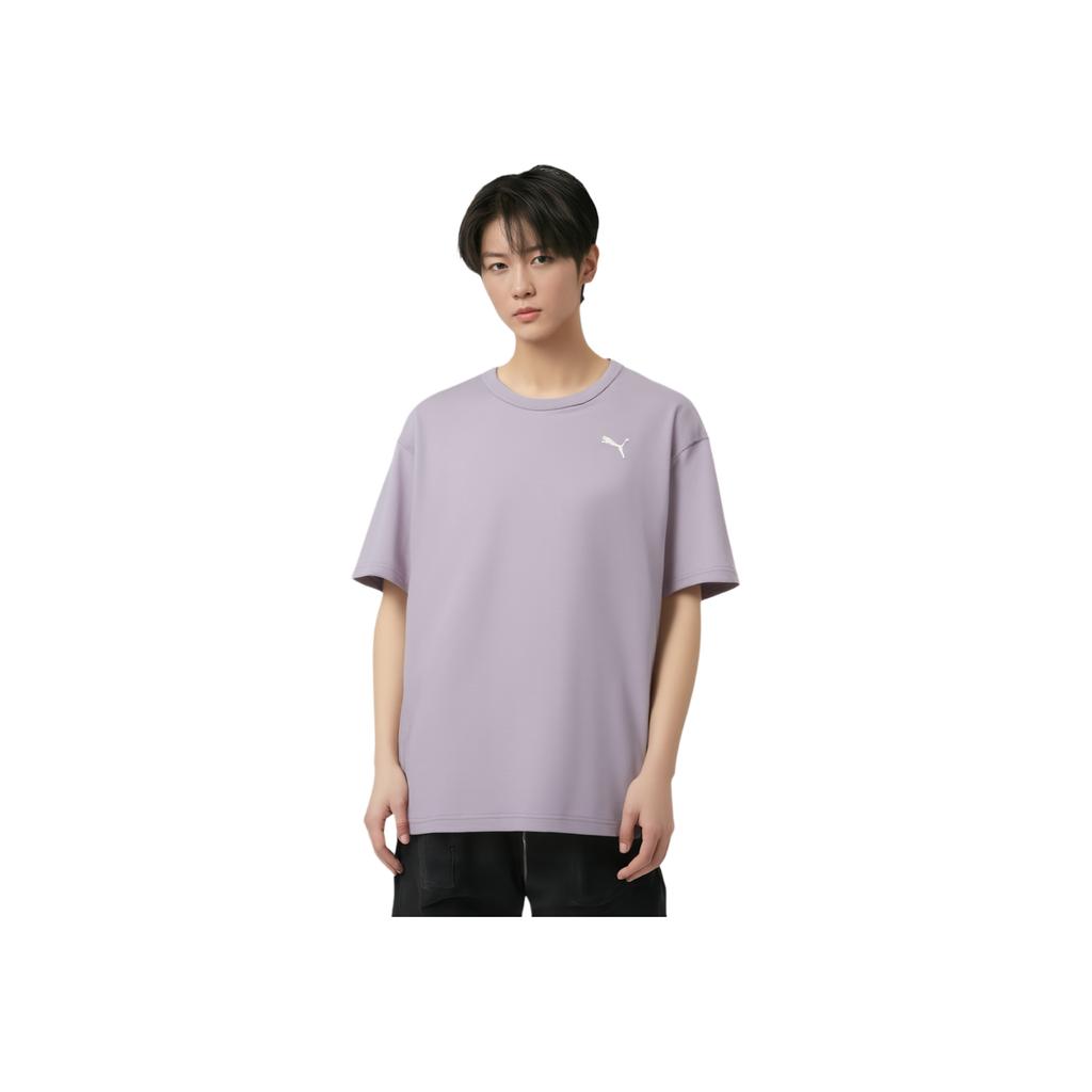 New PUMA T Shirt Unisex Light Purple 635912-88
