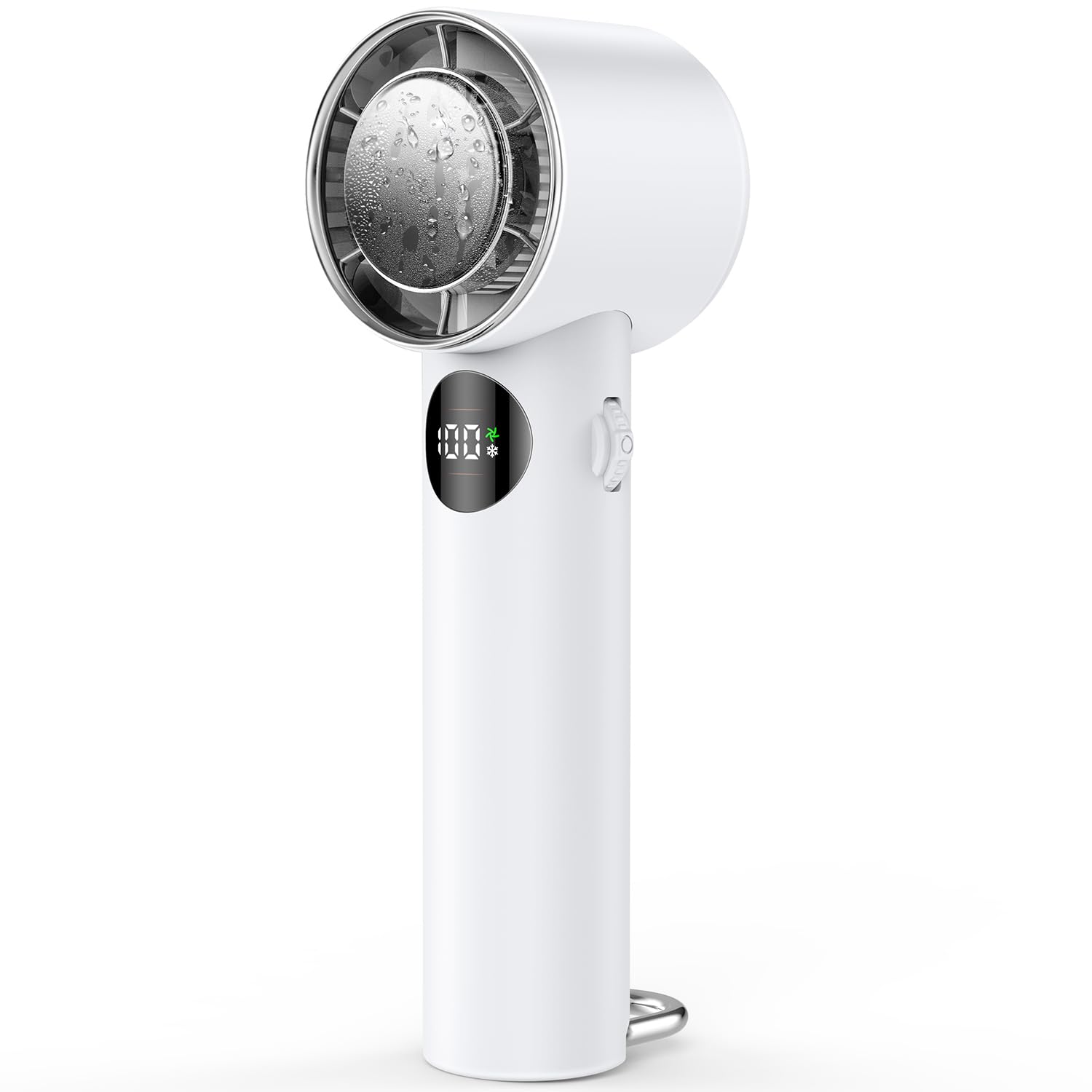 

Handheld Fan with Cooling Plate Latest Instant Handheld 6800mAh Large Stepless Powerful Tabletop Peltier Cools up to Handheld Handheld Handheld LED білий