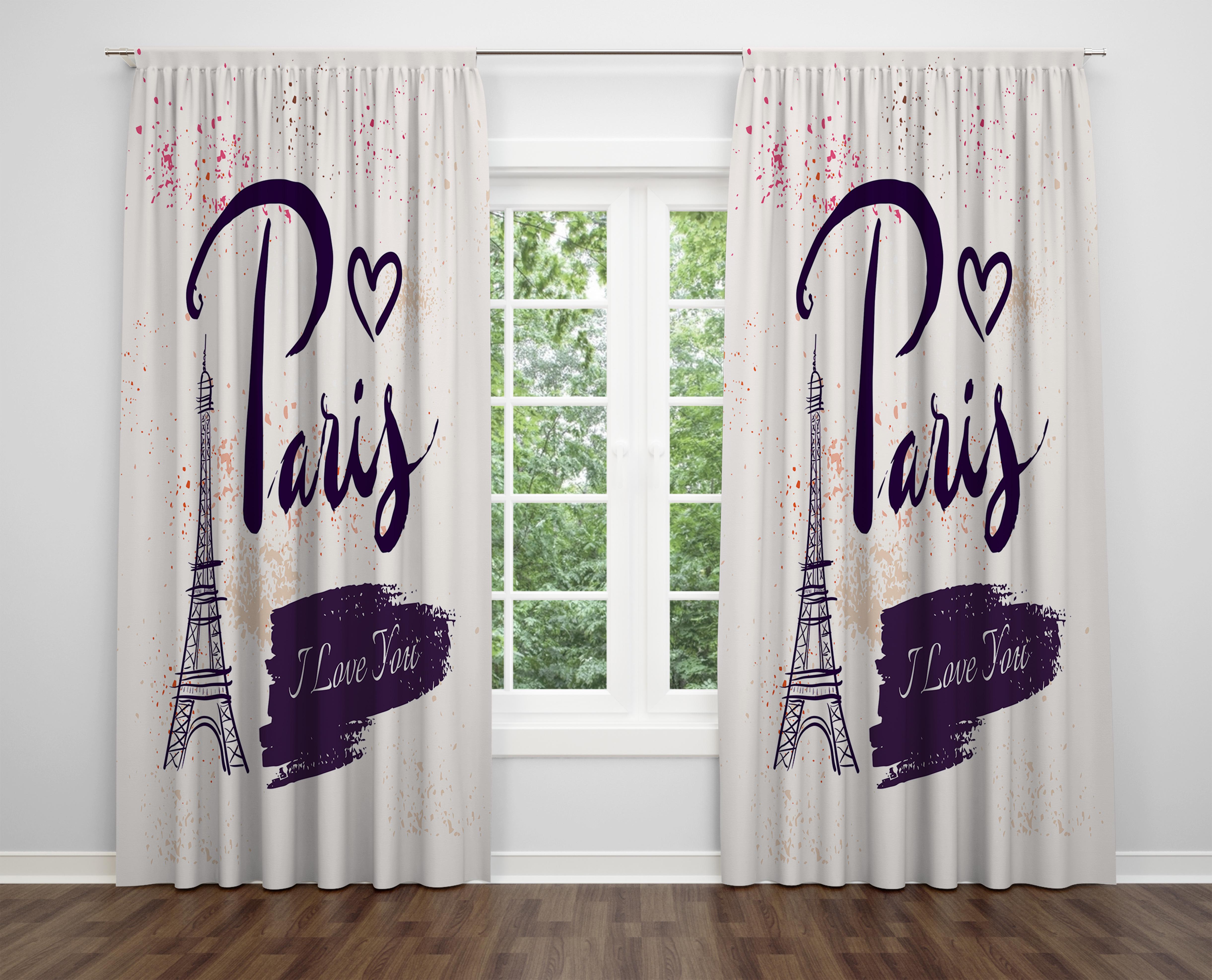 

Декоративний дизайн, високоякісна бавовняна тканина, ви можете вибрати одну або подвійну фіранку з крила 1 piece різнокольоровий