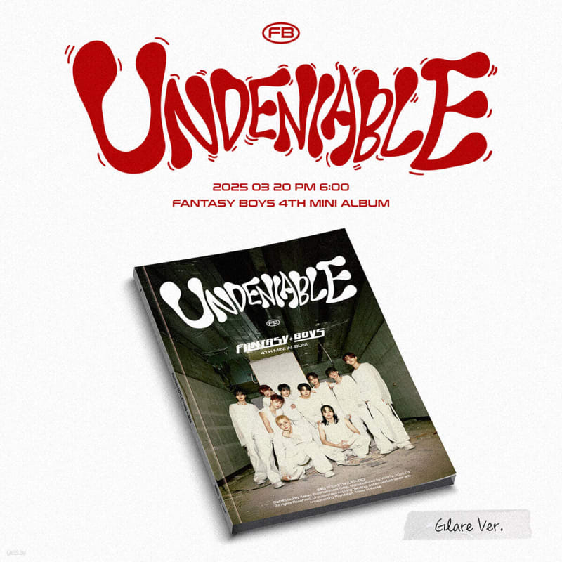 

FANTASY BOYS - 4th Mini Album: UNDENIABLE [Glare ver.]
