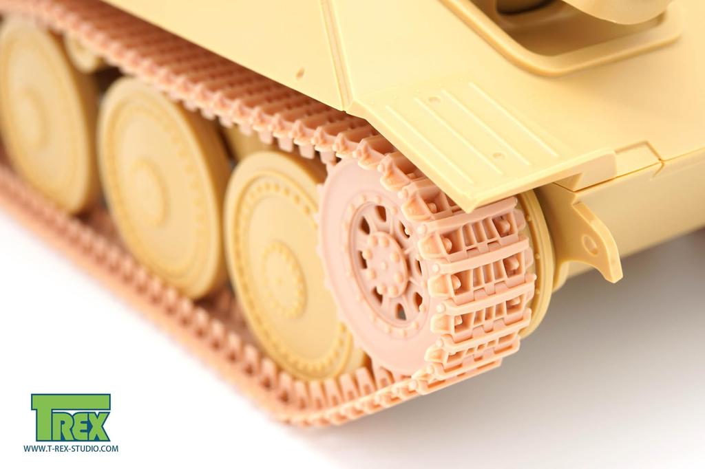 T-Rex Studio 1/35 German Hetzer Tank Destroyer Type 2 Tracks with Sprockets (for Tamiya) Plastic Model Parts TR85065-1